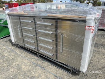 Suihe 2200 mm 10-Drawer Workbench (Unused)