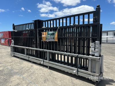 Quantity of (3) Suihe 20 ft Bi-Parting Driveway Gate (Unused)