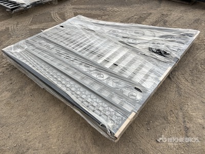 Suihe 14 ft Wrought Iron Bi-Parting Driveway Gate