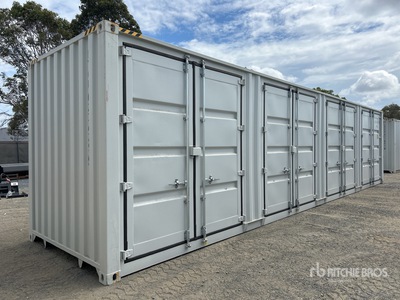2025 40 ft High Cube Multi-Door Storage Container