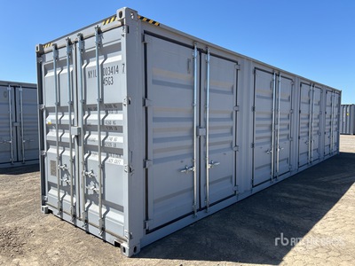 2025 40 ft High Cube Multi-Door Storage Container