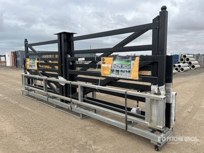 Quantity of (3) Suihe 20 ft Bi-Parting Driveway Gate (Unused)