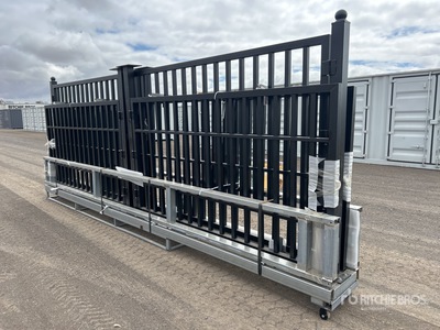 Quantity of (3) Suihe 20 ft Bi-Parting Driveway Gate (Unused)