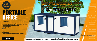 2026 Suihe NMO-20FT-007D-FP Mobile Office (Unused)