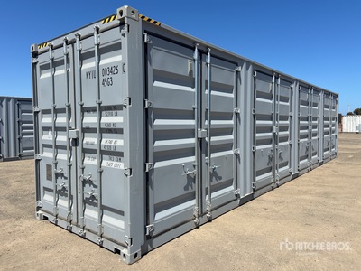 2025 40 ft High Cube Multi-Door Storage Container