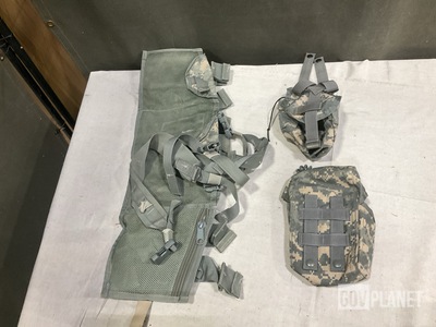 (212) Canteen Pouches, (65) Tactical Assault Panels & (107) IFAK Inserts
