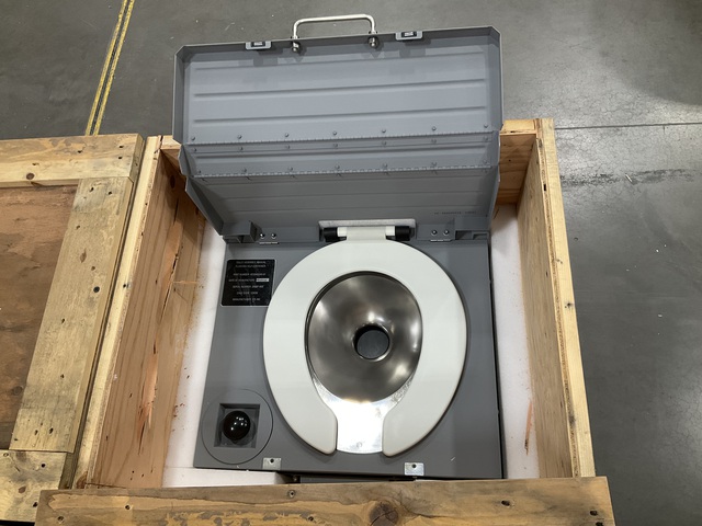 (4) 2IS 9230A5000-1 Manual Flushing Self Contained Toilet Assemblies