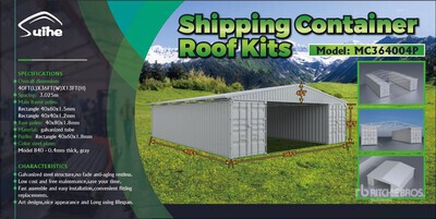 Suihe 36 ft x 40 ft Abri de Conteneurs (Unused)