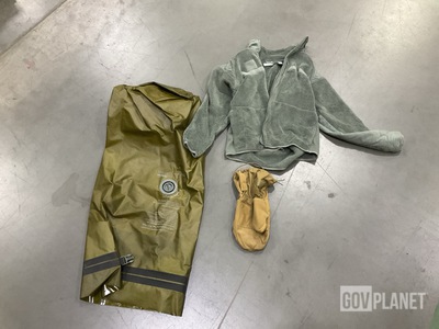 (22) Clothing Bags, (5) Cold Weather Jackets & Assorted Items