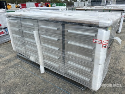 Suihe 2200 mm 20-Drawer Workbench (Unused)