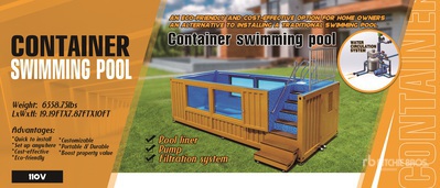 2026 suhivelee CSP 20 Ft Container Swimming Pool (Unused)