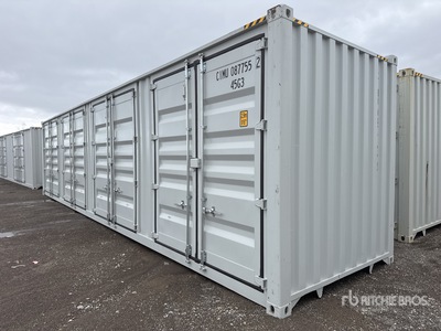 2025 40 ft High Cube Multi-Door Storage Container
