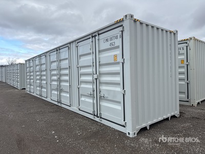 2025 40 ft High Cube Multi-Door Storage Container