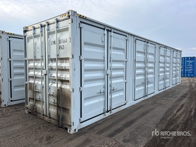 2025 40 ft High Cube Multi-Door Storage Container