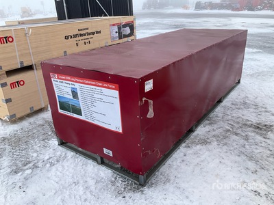 Quantity of 500 ft Galvanized Chain Link Clôture (Unused)