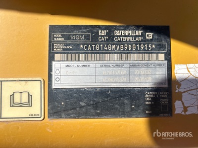 2009 Cat 140M Motor Grader