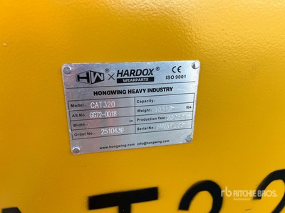 2025 HW LRB32048 Boom Excavator Long Reach Attachment - Fits Cat 320 (Unused)