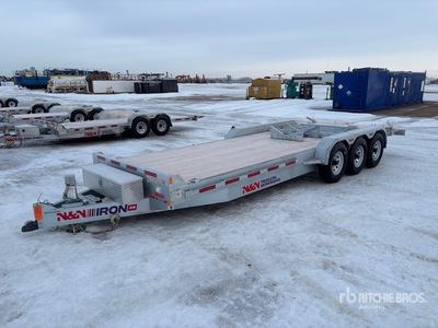 2026 N & N Trailers 24 ft Tri/A Equipment Trailer (Unused)