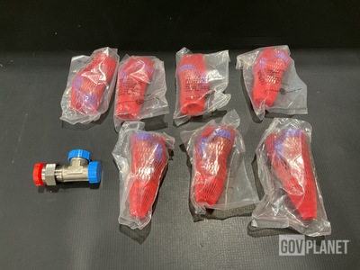 (8) Airdrome Parts AP378T-12 Tube Tees