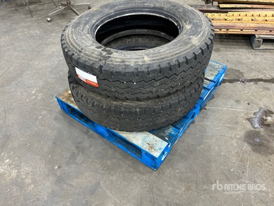 Quantity of (2) Aeolus HN 08 11R24.5 Tires