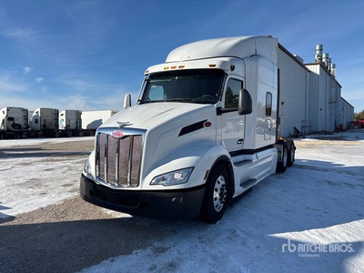 2023 Peterbilt 579 6x4 Cabeza Tractora Cabina Dormitorio