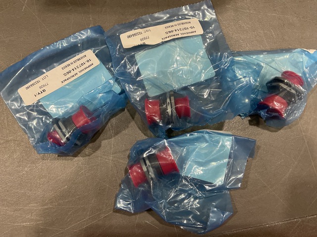 (19) Amphenol 10-107314-06S Receptacle Connectors