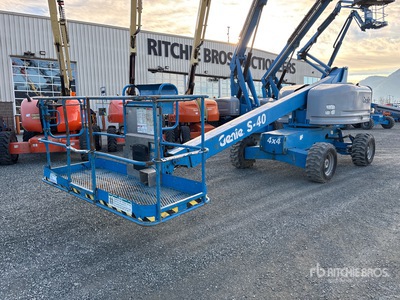 2003 Genie S-40 4WD Dual Fuel Telescopic Boom Lift