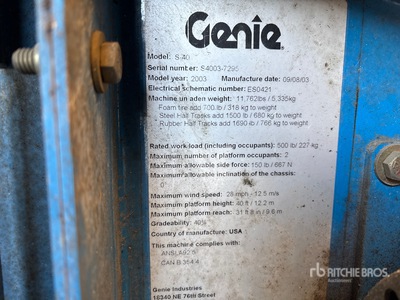 2003 Genie S-40 Teleskoparbeitsbühne