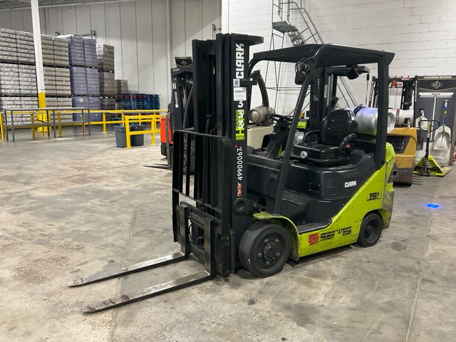 2021 Clark S25CL 5000 lb Cushion Tire Forklift