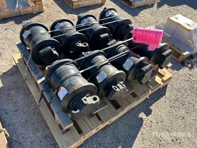 Quantity of (8) Teran 1787293 S/F Rollers (Unused) - Fits CAT 349