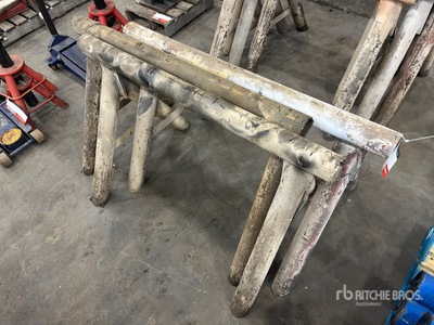 Quantity of (3) 4 ft Pipe Stand