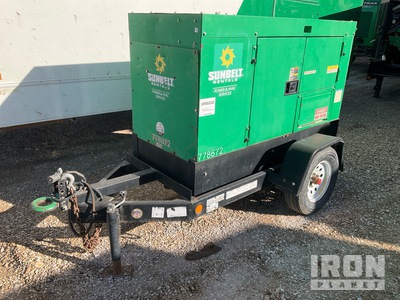 2015 Multiquip DCA25SSIU4FSG 14.4 kW Mobile Generator Set (Inoperable)