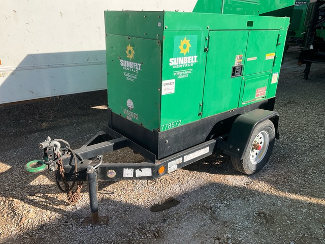 2015 Multiquip DCA25SSIU4FSG 14.4 kW Mobile Generator Set (Inoperable)