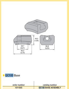Quantity of (78) Pallets of Kennametal QC100/110 ASSY Base Assembly & Tool Holder (Unused)