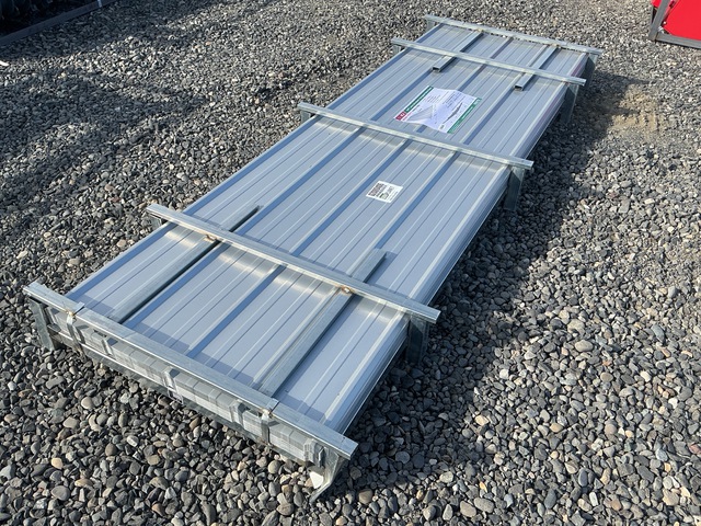 (100) Piece Lot of 10' Long Corrugated Steel Panels