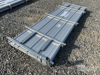 (100) Piece Lot of 10' Long Corrugated Steel Panels