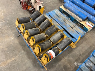 Quantity of (6) 18 in Conveyor Roller Packs