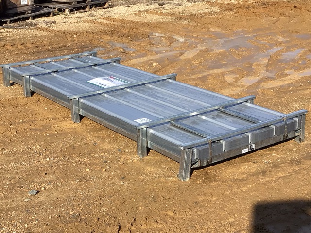 (100) Piece Lot of 10' Long Corrugated Steel Panels