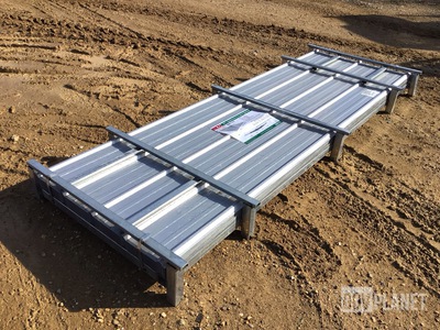 (100) Piece Lot of 10' Long Corrugated Steel Panels