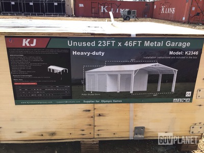 KJ K2346 - Metal Garage - Unused