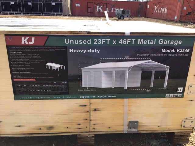 KJ K2346 - Metal Garage - Unused