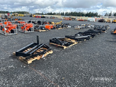 Quantity of (8) 2026 Mower King SAII100 48 in Skid Steer Forks