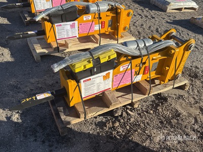 Teran THH400B-JCB3CX 16 in ローダーバックホー用油圧ハンマー - Fits JCB 3CX (Unused)