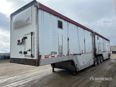 2009 Temisko 26 ft x 102 in B-Train Lead Drop Frame Open-Top Chip Trailer