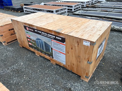 StanForge MS2020 20 ft x 20 ft Metal Garage (Unused)