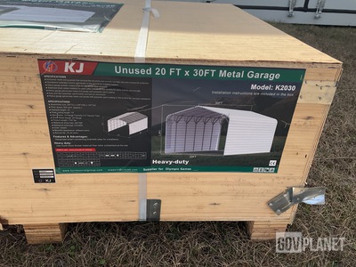 KJ K2030 Metal Garage - Unused