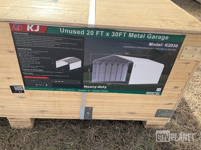 KJ K2030 Metal Garage - Unused