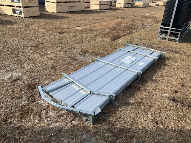 (100) Piece Lot of 10' Long Corrugated Steel Panels