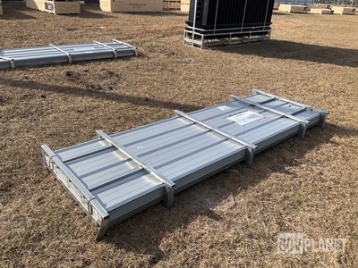 (100) Piece Lot of 10' Long Corrugated Steel Panels