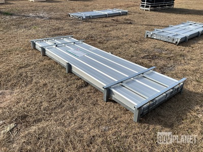 (100) Piece Lot of 10' Long Corrugated Steel Panels